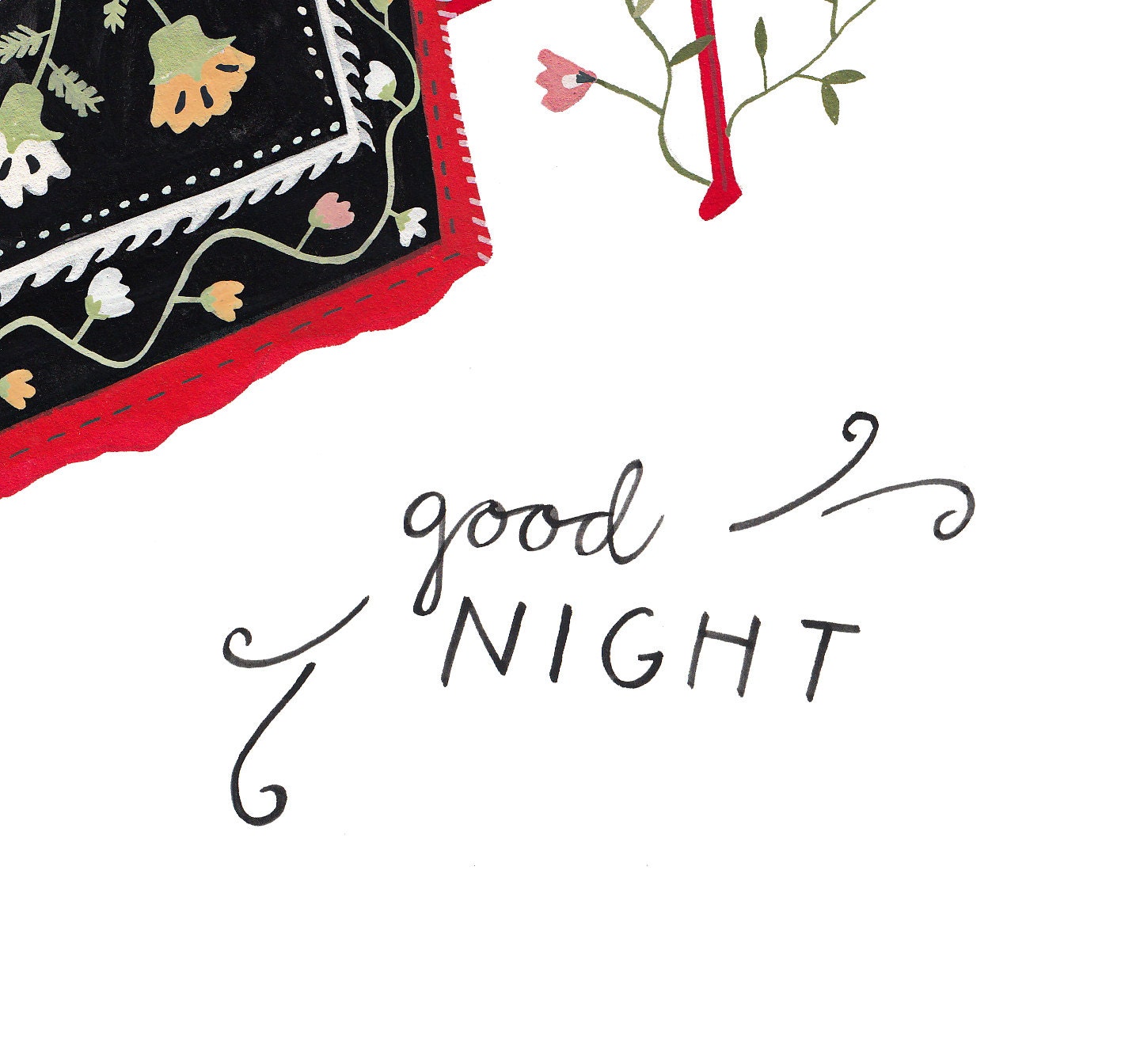 Good Night - Archival art print
