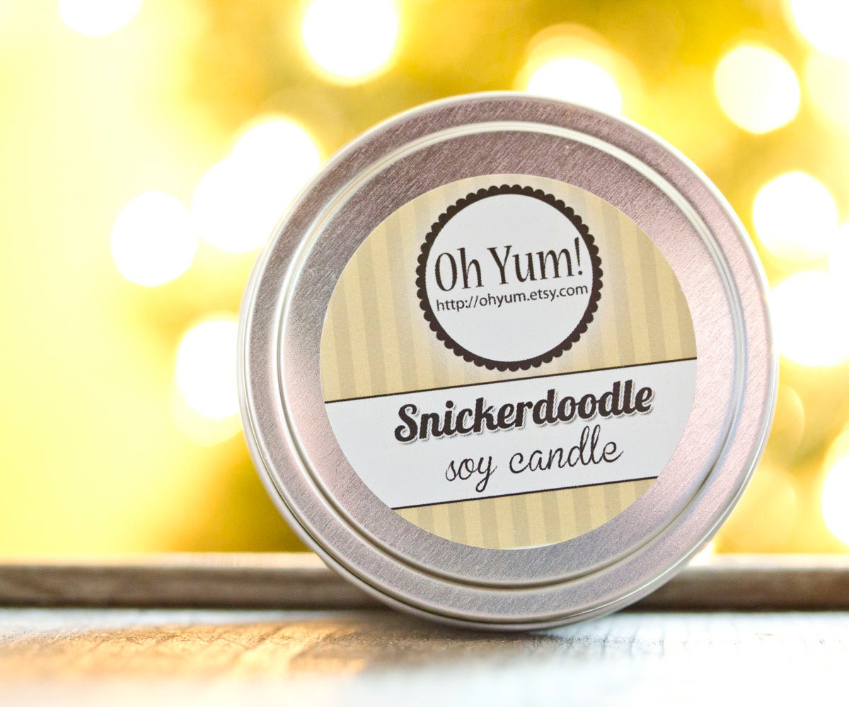 Snickerdoodle Cookie Soy Wax Candle