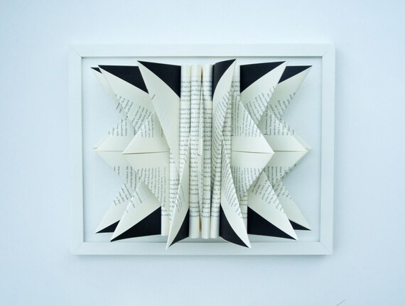 Folded Book Sculpture