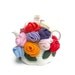 Crochet teapot cosy rose flowers cottage cozy tea warmer in bright colors
