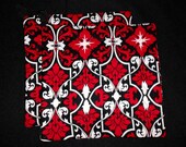 Red & Black Pot Holders (Set of 2)