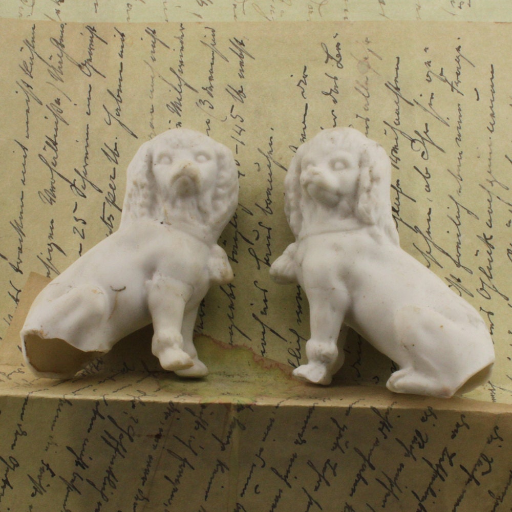 Vintage German Dogs ceramic