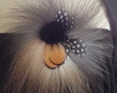 Polka Dot Fashion Collection 2013 Fur brooch pin fox fur mink fur corsage prom spring summer accoutrement
