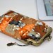 iPhone 5 Case Cats Fabric, iPhone 4 Case, iPhone 4S Case, iPod Case, iPod Touch Case, Cell Phone Case, Cotton Fabric w. Metal Frame