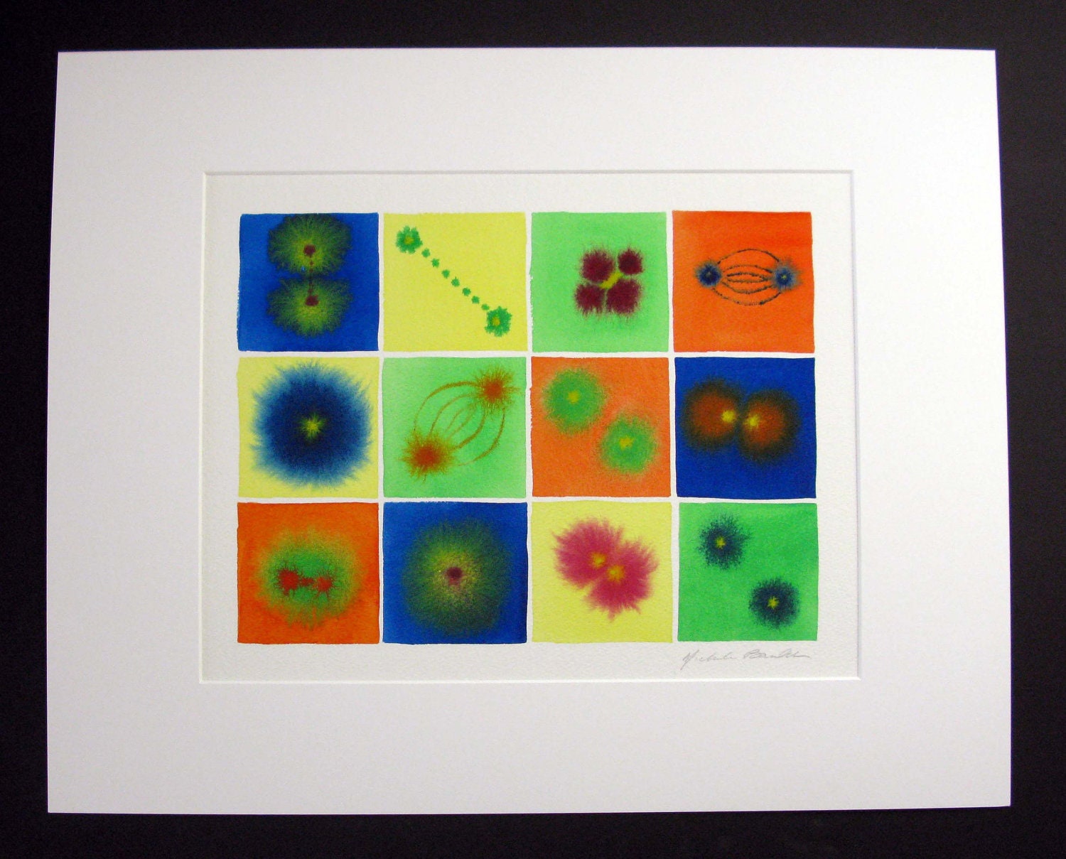 Cell Division 25 - Original Watercolor Painting