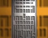 Maze 23 X 46 in Hand-brushed Aluminum