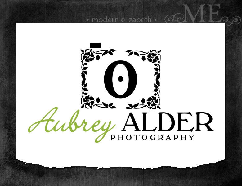 Premade Logo Design for Photography or Business Hand Drawn Custom Pre-made Logo, 2 Watermarks & Instructions (Aubrey Adler)