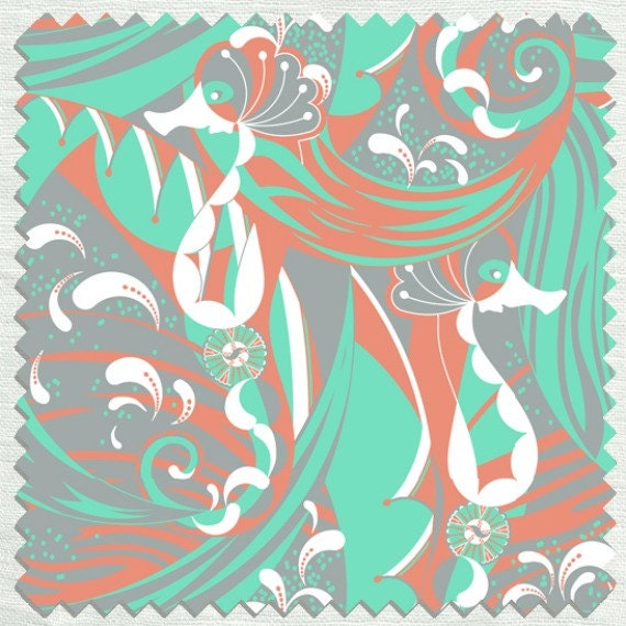 Fabric in Carnival of Tides Pattern Siesta Key color