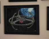 Deep Space Nine Art Print, Star Trek DS9 Poster, Trek Art, ST:DS9 - Framed