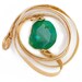 Leather wrap bracelet with Turquoise Agate stone