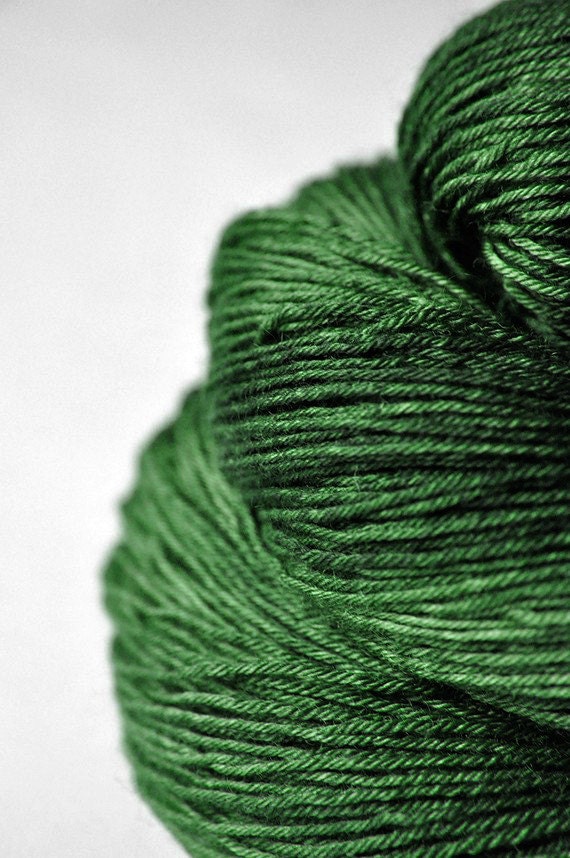 Saint Patrick's day parade gone awry - BFL Sock Yarn superwash