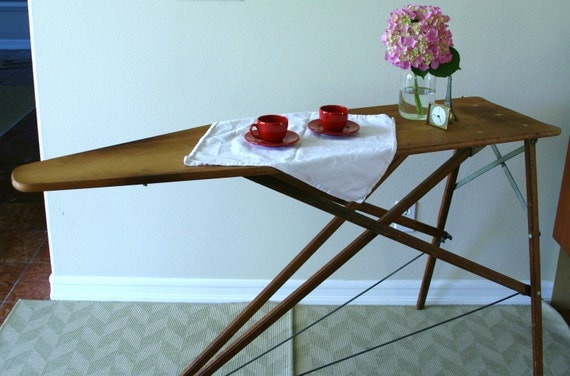 Vintage Old Repurposed Ironing Board by rustyvintage on Etsy