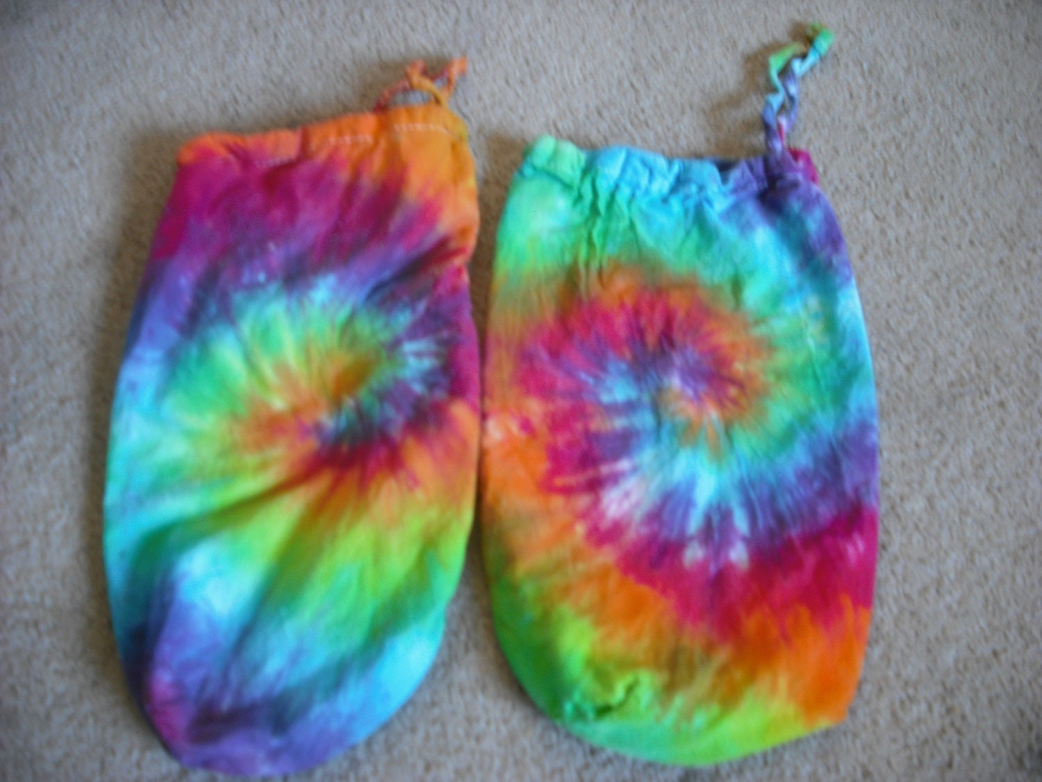 tie dye reusable bags