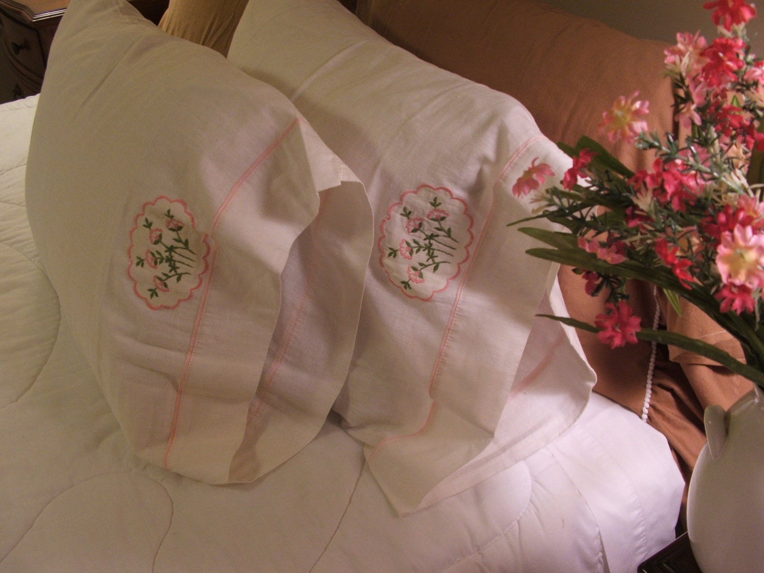 vintage pillow cases