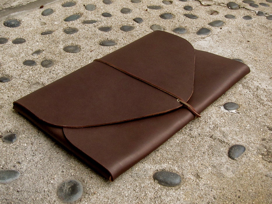 special factory second... 15" macbook / document leather folio