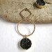 Agate Druzy Earrings Drusy Quartz 14K Gold Fill