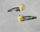 Ice Cream Cone Snap Clips