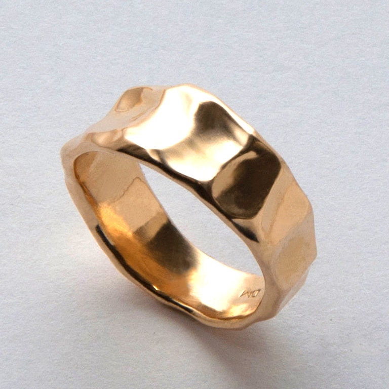 Butter No.1 - 14k Gold Ring , Unisex Ring , Wedding Ring , Wedding Band