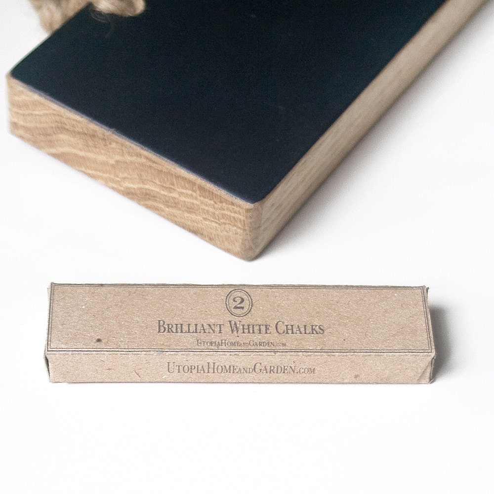 Oak Chalkboard Sign With Chalk