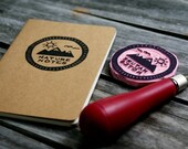 Nature Notes Naturalist Patch Badge Blank Pocket Size Moleskine Journal Notebook Hand Carved Design