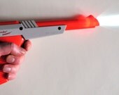 Nintendo NES Zapper Flash Light, USB Rechargeable, USB Cord Included