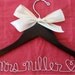 SALE Personalized Wedding Hanger/ Personalized Custom Bridal Hanger/ Brides Hanger/ Name Hanger