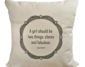 Coco Quote - Hemp and Organic Cotton Cushion Cover