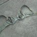 Vintage Bra, Victoria's Secret, Vintage Lingerie, Green Bra, Snakeskin Print, 1990's, Size 36B,
