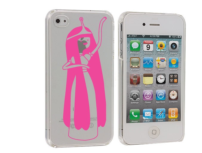 Adventure Time Princess Bubblegum Clear iPhone 4 4S Case