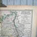 Antique Map of Russia 19th Century German