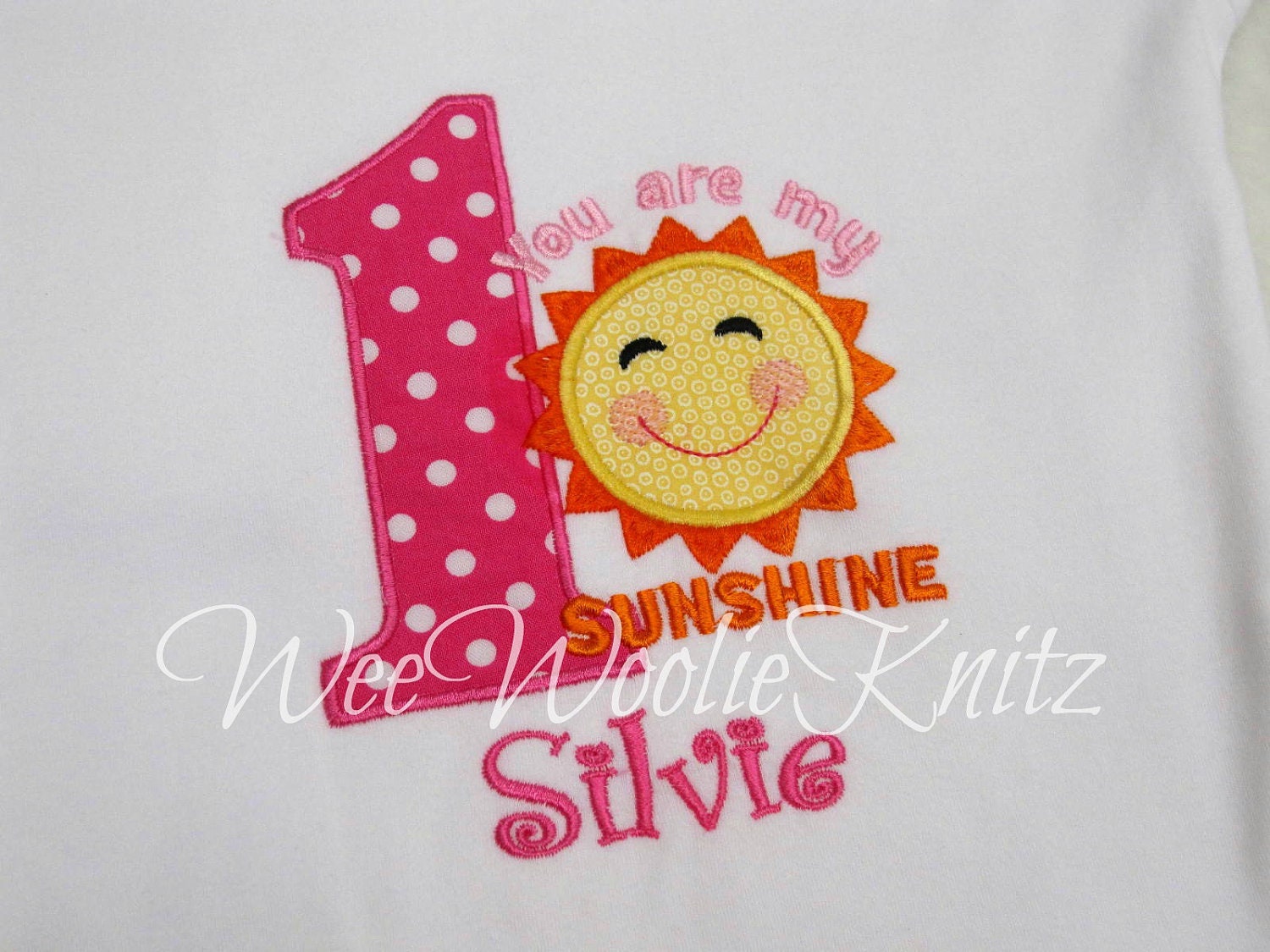 Girls You Are My Sunshine Birthday Shirt  Boys Applique Personalized 1st 2nd 3rd 4th Tshirt Toddler Children