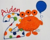 Boys Monster Birthday T Shirt  ANY NUMBER Personalized Applique Toddler 1st 2nd 3rd Photo Prop