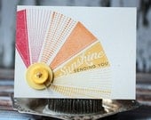 Sending you Sunshine - handmade card