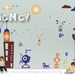 Robots Wall Decal - Children Wall Sticker Wall Decal Robots - PLRB010