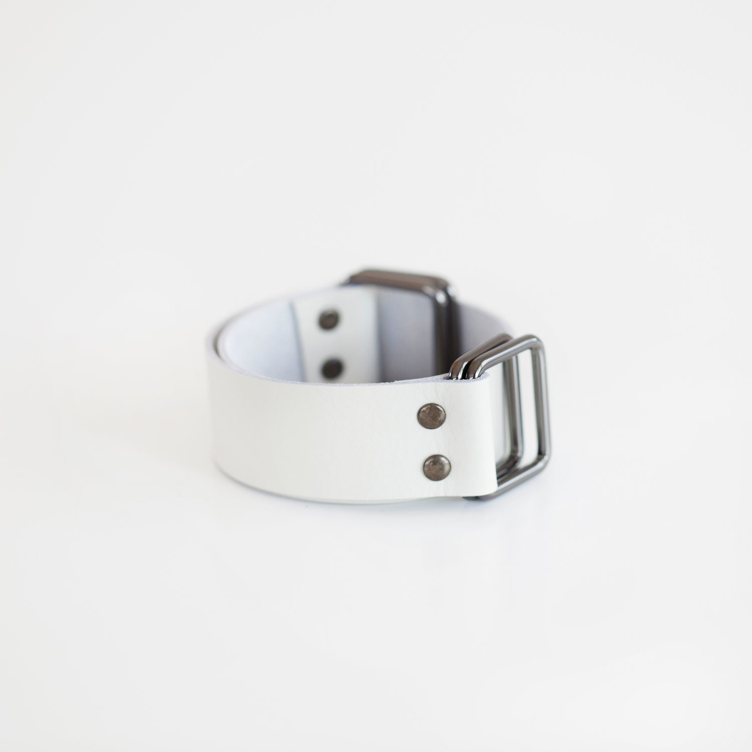 Leather Carry Strap for Furoshiki Bag (White)
