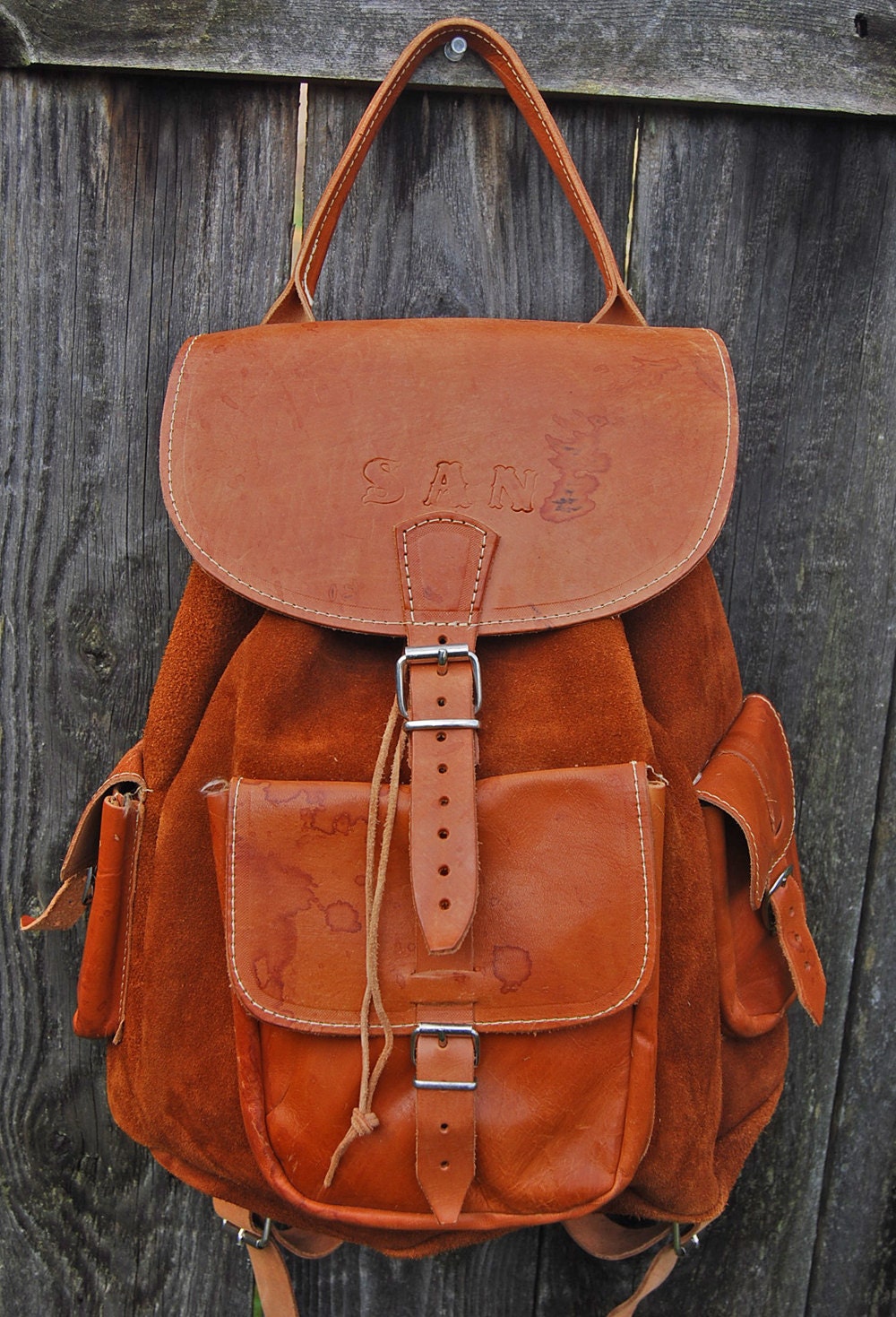 Suede Rucksack