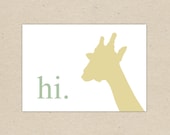 Hi Card - Funny, friendship, anniversary, birthday, just because.