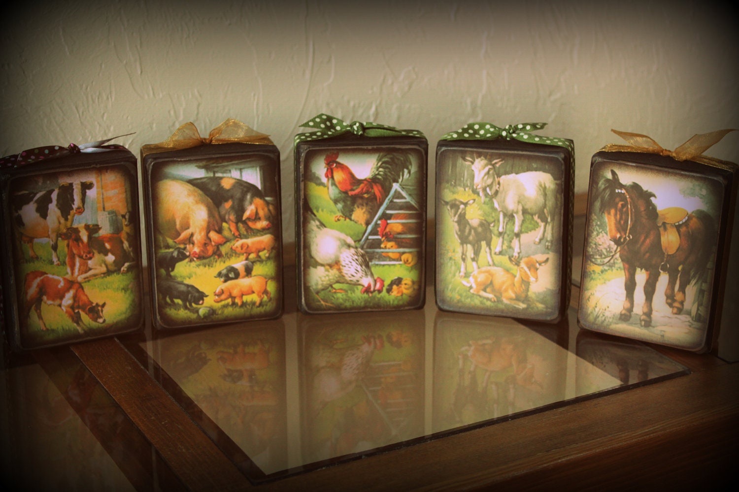 Children's Farm Animal Blocks