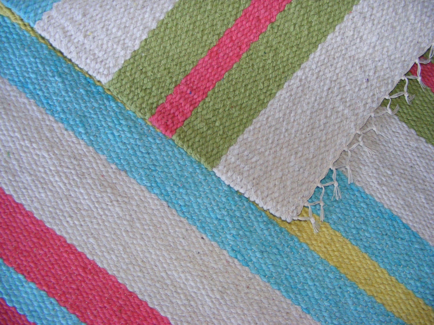 Hand Woven Rug - 33" x 54.5"