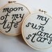 Moon of my Life, My Sun and Stars wall hanging set