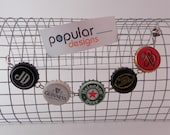 U-Pick Custom Beer  Bottle Cap Bracelet
