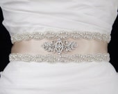 Swarovski Crystal Bridal Sash Belt -  wedding sash , crystal sash, wedding dress sash