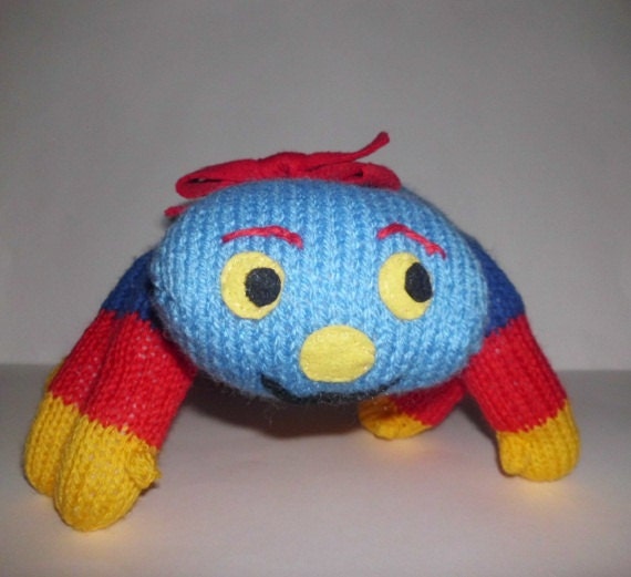 Knitting pattern for  Woolly Spider  children's toy PATTERN only