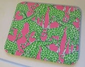Lilly Pulitzer Fabric Mouse Pad Pink Longnecks