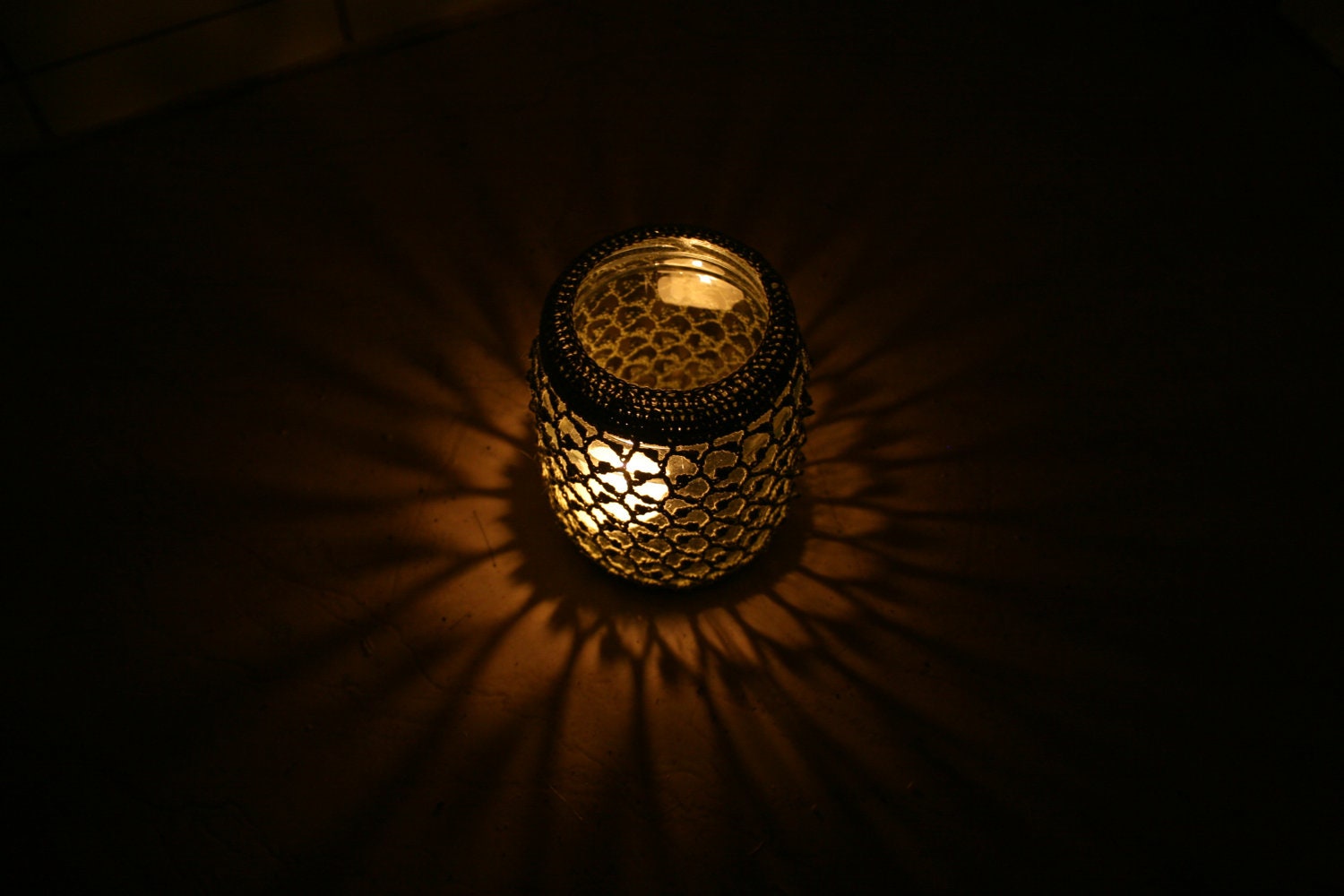 Crocheted Jar Cover - Pattern