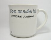Vintage Boynton Dog Coffee Mug You Made It Congratulations