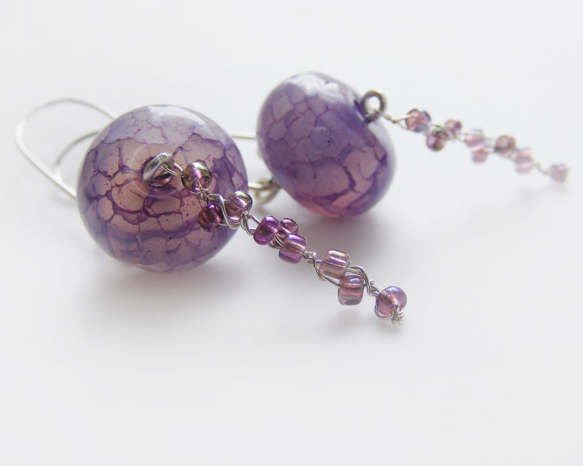 Lavender Earrings