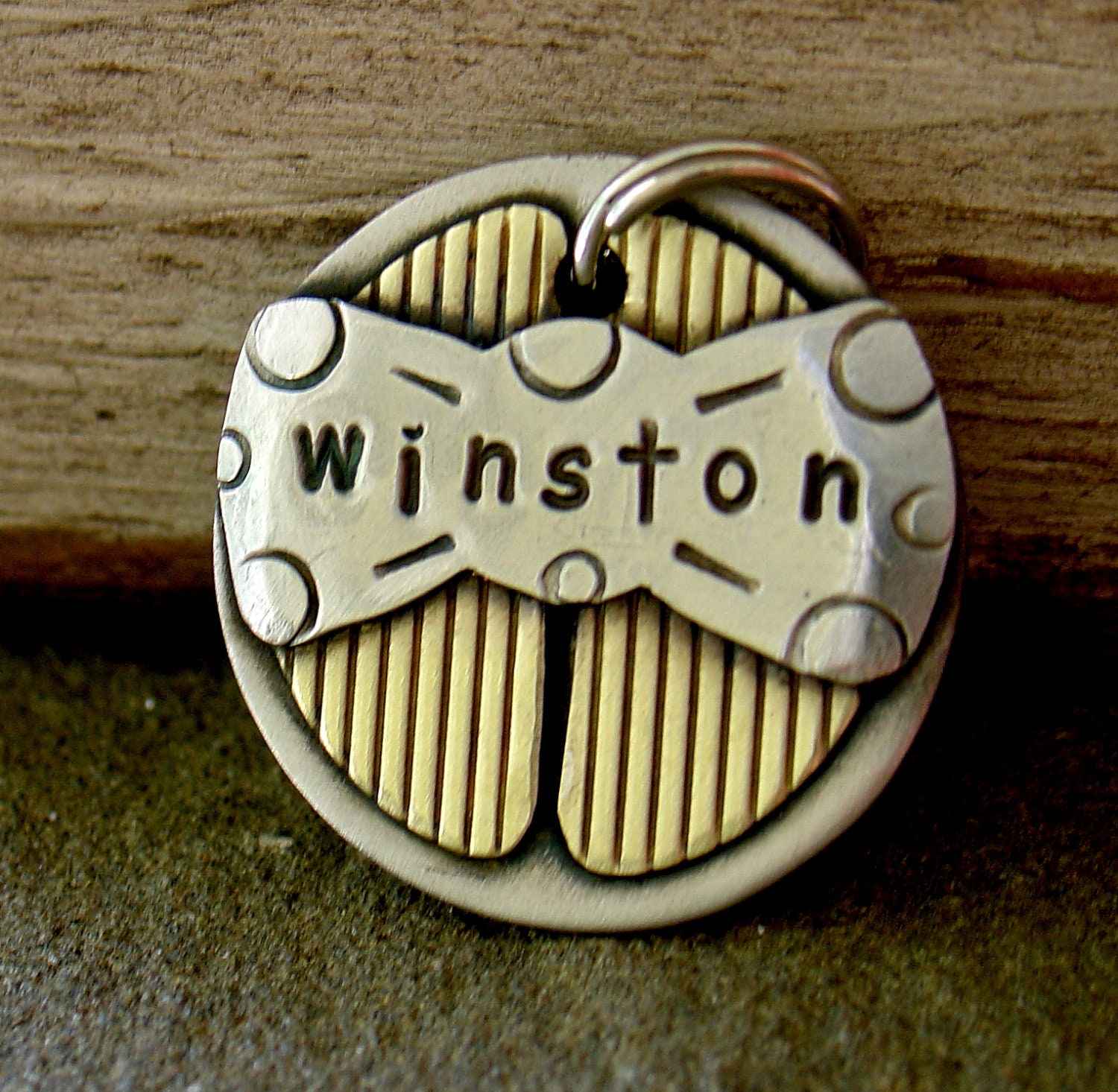Dog ID Tags-the Mini Winston- small pet id tag for small dogs and cats