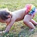 Rainbow Gingham Mini Ruffle Diaper Cover Baby Bloomer