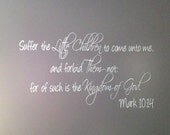 Bible Verse Mark 10:14